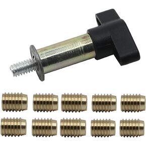 AUTOVIC 10pcs Brass Batwing Fairing Insert Repair Kit with Tool For Haley-D Electra Glide Classic Street Glide FLHT FLHTK FLHTCU FLHTC FLHX FLHXXX 2007-2013