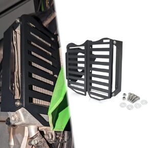 Xitomer for KLX250 Aluminum Radiator Guards, Fit for KLX250S / KLX250SF 2009 2010 2011 2012 2013 2014 2015, Radiator Grille Cover/Radiator Protector, Aluminum Alloy (Black)