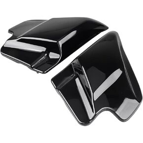 SHMT ABS Left Right Side Cover Panel Vivid Black for Harley Touring Street Glide FLHX Electra Glide FLHT Road Glide FLTR Road King FLHR 1997-2007