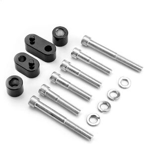 Floorboard 3/4'' Extension Spacer Kit Compatible with 2009-2023 Harley Touring Road Glide Electra Glide Road King Street Glide, 2009-2013 FL Trikes