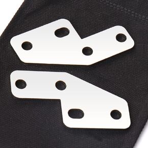 VPZMT Rear Fender Grab Bar Eliminator Bracket Set Replace Fits for Harley Davidson Touring Electra Glide Dyna Bagger (Sliver)