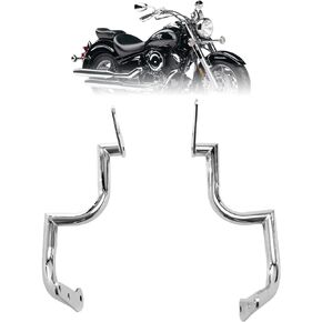 Engine Guard Highway Freeway Crash Bar for Yamaha Vstar Xvs 1100 Classic Custom Silverado (Bright Black)
