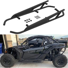 ELITEWILL X3 Rock Sliders Nerf Bars Kit OEM Style 2-Doors Tree Kickers متوافق مع Can Am Maverick X3 / Turbo/R 2017-2022 يستبدل OEM #715003438 وOEM #715002963 - أسود غير لامع in Kuwait