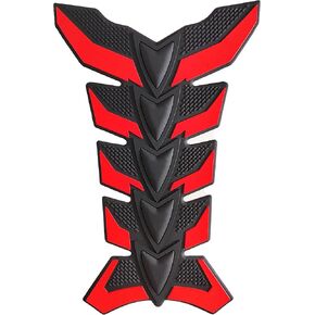 OnlyYou.X New Gas Tank Protector for Motocycle Fishbone Decal for Motocycle's Gas Tank Rubber Fishbone Sticker for Gas Tank Black and Blue