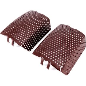 Americruise Motorcycle 1 Pair Black Front Caliper Brake Screen Inserted Covers Caliper Guards for Harley Touring, Road King, Electra Street Glide FLHT, FLHX & V-Road Models.