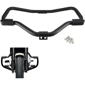 1-1/4" Highway Crash Engine Bar Guard Protect Protectors Mustache for Harley Softail Heritage Fatboy Deluxe FLST StreetBob 2000-2017 Motorcycle Accessories Parts Bars Support Upper Iron