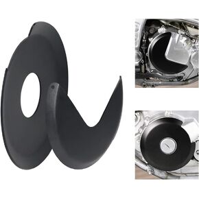 Xitomer Fit for DR650 Engine Guards with RTV Adhesive, Fit for DR650 1996-2015 2016 2017 2018 2019 2020 2021 2022, Engine Ignition Clutch Case Savers Guards (Black)