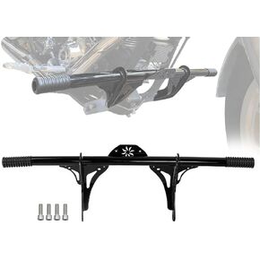 WOWTK Highway Peg Crash Bar Engine Guard fits for Harley Dyna Street Bob FXDB/I Fat Bob FXDF Low Rider FXDL/I Wide Glide FXDWG/I 2006-2017 Models with mid Control only