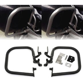 Worldmotop Engine Guard Highway Crash Bar Protector Replacement for BMW R1200RT R 1200RT 2004-2013 (Front and Rear-black)