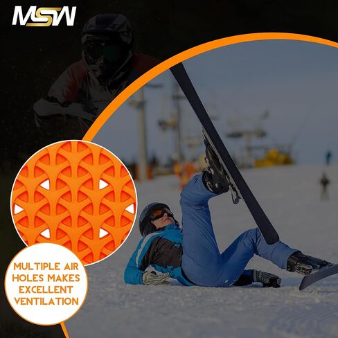 MOTOSTYLEWEAR - وسادة حماية خلفية معتمدة من CE 1، واقي خلفي معتمد من المستوى 1، وسادة بديلة لسترة الدراجة النارية للدرع الخلفي للرجال والنساء. in Kuwait