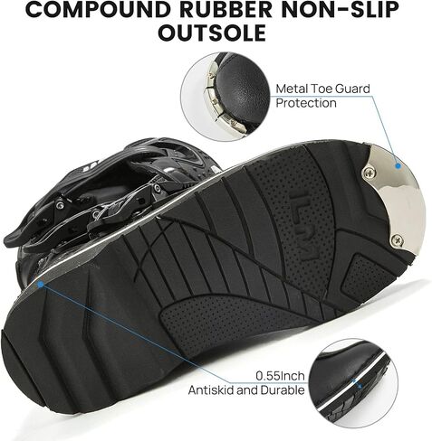 ILM Motorcycle Boots for Men Waterproof ATV Motorcross Dirt Blike Riding Biker Boots Model-MX3 in Kuwait