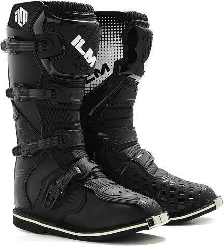 ILM Motorcycle Boots for Men Waterproof ATV Motorcross Dirt Blike Riding Biker Boots Model-MX3 in Kuwait