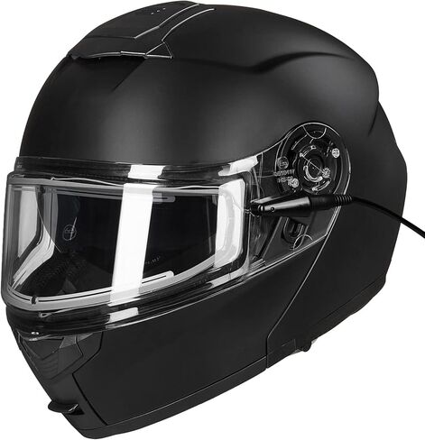 ILM Breath Guard Nose Shield for Model-159 Snowmobile Full Face Motorcycle Helmet(Black) in Kuwait