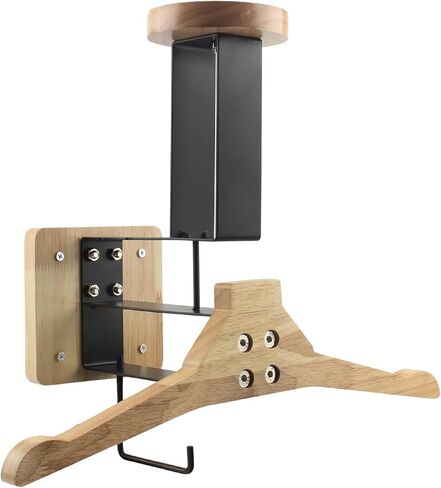 ABCERRSI Motorcycle Helmet Holder Wall Mount Tactical Gear Rack Motorcycle Helmet Holders with Solid Wood for Tactical Helmet, Tactical Vest, Football Gear,Motorcycle Accessories Road Bike in Kuwait