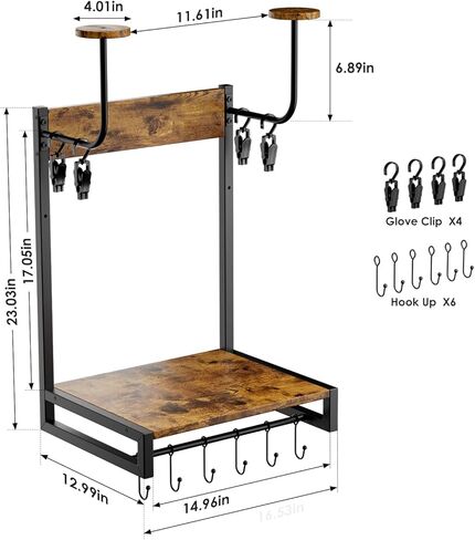 Motorcycle Helmet Holder,Helmet Holder Wall Mount,Helmet Holder,Helmet Stand With Hook and Clip,Helmet Wall Mount Suitable for Storing Motorcycle Accessories, Motorcycle Helmet Etc. (Small) in Kuwait