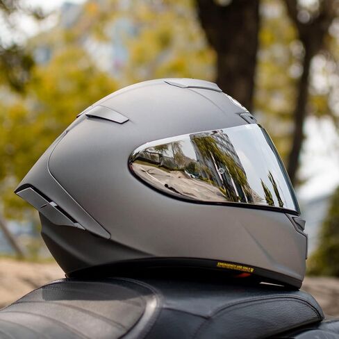استبدال قناع RF-1200 RF 1200، قناع خوذة دراجة نارية X14 متوافق مع RF-1200 CWR-1 X14 Z7 X-Spirit (فضي) in Kuwait