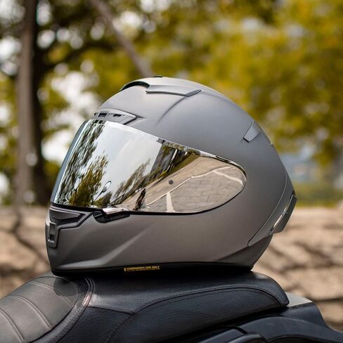 استبدال قناع RF-1200 RF 1200، قناع خوذة دراجة نارية X14 متوافق مع RF-1200 CWR-1 X14 Z7 X-Spirit (فضي) in Kuwait