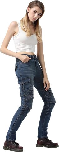 Motorcycle Pants Women, Motorcycle Riding Pants Windproof and Anti-Fall Motorcycle Gear with Armor in Saudi Arabia
