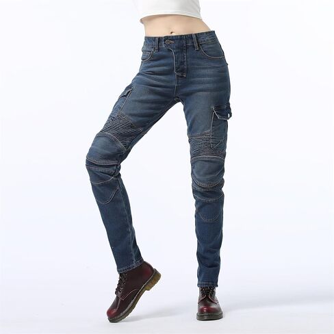 Motorcycle Pants Women, Motorcycle Riding Pants Windproof and Anti-Fall Motorcycle Gear with Armor in Saudi Arabia