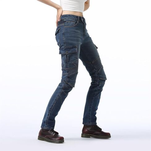 Motorcycle Pants Women, Motorcycle Riding Pants Windproof and Anti-Fall Motorcycle Gear with Armor in Saudi Arabia