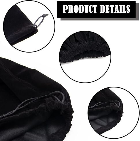 Motorcycle Helmet Bag Helmet Bag Welding Mask Hood Storage Large Storage Bag Velvet Cloth Packing Bag Black Velvet Pouch Bags with Drawstring for Riding Bicycle Sports Universal Tool Motorcycle in Saudi Arabia