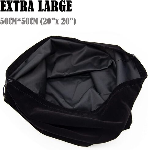 Motorcycle Helmet Bag Helmet Bag Welding Mask Hood Storage Large Storage Bag Velvet Cloth Packing Bag Black Velvet Pouch Bags with Drawstring for Riding Bicycle Sports Universal Tool Motorcycle in Saudi Arabia