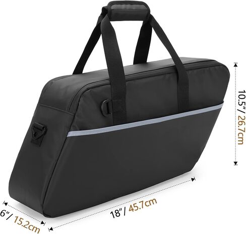 حقيبة تبريد سرج الدراجة النارية مقاومة للماء، حقيبة جانبية معزولة مبرد للسفر بالدراجة النارية، متوافقة مع حقيبة هارلي ديفيدسون 1993-2022 للتجول الصلب، حقيبة واحدة فقط in Kuwait