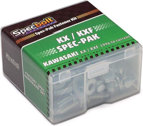 Kawasaki Spec-Pak | KX KXF KLX KLR KDX 80 85 125 250 450 500(1996-current) Model Series Factory Match Fastener Kit in Saudi Arabia