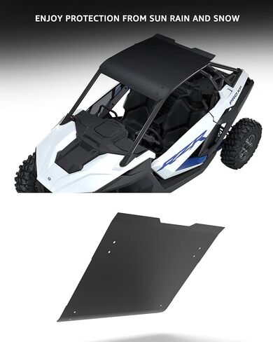 RZR PRO XP سقف ألومنيوم، A ​​& UTV PRO 2 مقاعد سقف عالي التحمل متوافق مع 2020 2021 2022 2023 2024 Polaris RZR PRO XP، Turbo R، استبدال OEM # 2883743-458 in Kuwait