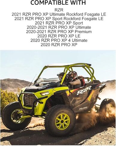 RZR PRO XP سقف ألومنيوم، A ​​& UTV PRO 2 مقاعد سقف عالي التحمل متوافق مع 2020 2021 2022 2023 2024 Polaris RZR PRO XP، Turbo R، استبدال OEM # 2883743-458 in Kuwait
