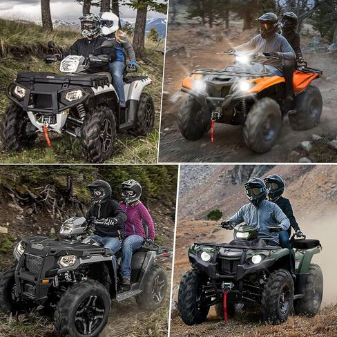 وسادة حامل KEMIMOTO ATV، وسادة مقعد ذات أربع عجلات للركاب متوافقة مع Fourtrax Foreman Rancher Kawasaki Brute Force Recon، أسود in Kuwait
