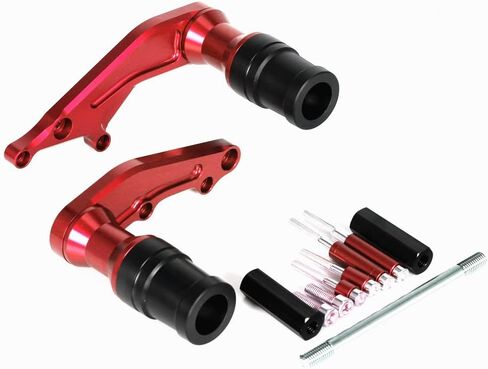 متوافق مع GROM 125 MSX125 MSX125SF 2022-2024 CNC Frame Sliders Falling Crash Protector (التيتانيوم) in Kuwait