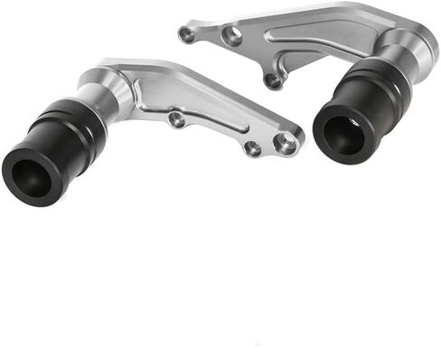 متوافق مع GROM 125 MSX125 MSX125SF 2022-2024 CNC Frame Sliders Falling Crash Protector (التيتانيوم) in Kuwait