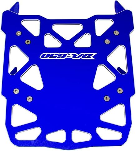 رف الأمتعة الخلفي للمقعد العلوي متوافق مع سوزوكي DR650S 2015-2022 DR650SE 1996-2014 (أزرق) in Kuwait