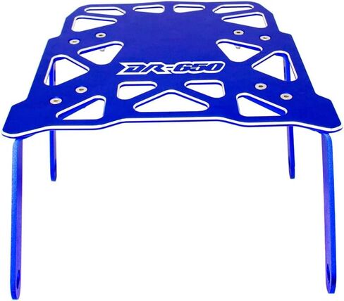 رف الأمتعة الخلفي للمقعد العلوي متوافق مع سوزوكي DR650S 2015-2022 DR650SE 1996-2014 (أزرق) in Kuwait