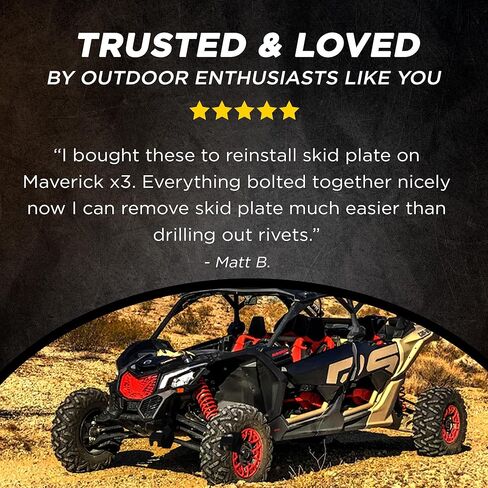 مجموعة أدوات غسيل ومسامير UTV مكونة من 20 قطعة من Southern Powersports، وملحقات Polaris General وRZR وPolaris Ranger، و10 مسامير مترية و10 غسالات للطراز 7556065، مقاومة للصدأ والتشقق in Kuwait