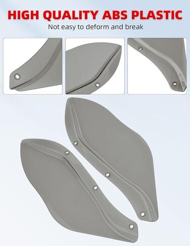 Amazicha Black Fairing Air Deflectors Side Wings Windshield Side Cover Shield Compatible for Harley Davidson Street Glide Electra Glide Tri Glide 1996-2013 in Kuwait
