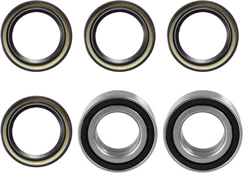 Motoforti 1 Set ATV UTV Front Wheel Bearing with Seals for Honda Foreman Rubicon 500 650 680 TRX500FA 91051-HA7-651 in Saudi Arabia