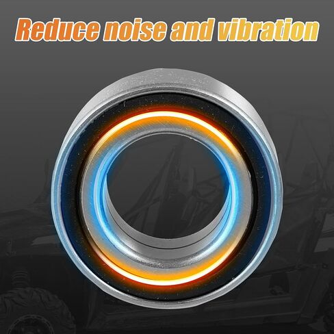 Motoforti 1 Set ATV UTV Front Wheel Bearing with Seals for Honda Foreman Rubicon 500 650 680 TRX500FA 91051-HA7-651 in Saudi Arabia