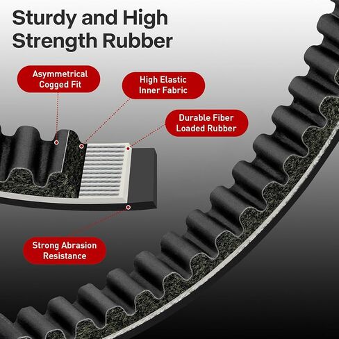 قطعة واحدة من حزام محرك Go Kart لاستبدال Manco 5959، Comet 203589، متوافق مع محول عزم الدوران 30 سلسلة in Kuwait