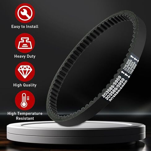 قطعة واحدة من حزام محرك Go Kart لاستبدال Manco 5959، Comet 203589، متوافق مع محول عزم الدوران 30 سلسلة in Kuwait