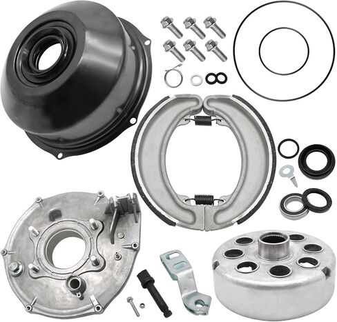 Rear Brake Drum Hub Plate Cover Shoes Bearing Seals Assy for Honda Fourtrax 300 TRX300 1988-2000, OEM# 40520-HC4-000 43010-HM5-A10 42620-HC4-670 in Saudi Arabia