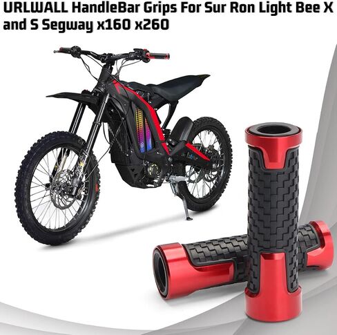 Throttle Grips, Motorcycle Gas Throttle Handlebar for Sur Ron Light Bee X and S Segway x160 x260, Non-Slip Foldable Electric Motorbike Gips for Sur Ron Parts in Kuwait