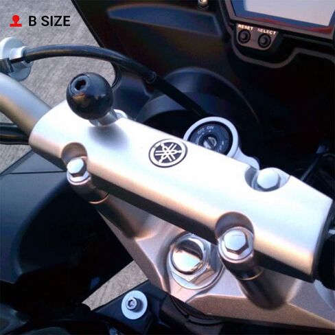 RAM Mounts RAM-B-367U Motorcycle Handlebar Clamp Base with M8 Bolts with B Size 1" Ball in Saudi Arabia