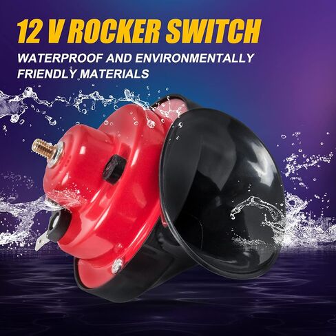 طقم قرن Wztepeng RZR لقرن UTV 12 فولت مع مفتاح هزاز بزر متوافق مع Polaris RZR XP 1000، Ranger، Honda Pioneer Talon، Can Am Maverick X3، Yamaha Rhino، Arctic Cat Wildcat، Teryx 4 in Saudi Arabia
