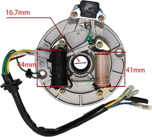 ملف إشعال الجزء الثابت من Magneto، متوافق مع 70cc 90cc 110cc 125cc Taotao Kazuma SSR Baja ATV رباعية العجلات الترابية 4 عجلات in Kuwait