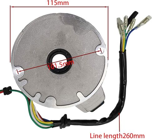 ملف إشعال الجزء الثابت من Magneto، متوافق مع 70cc 90cc 110cc 125cc Taotao Kazuma SSR Baja ATV رباعية العجلات الترابية 4 عجلات in Kuwait