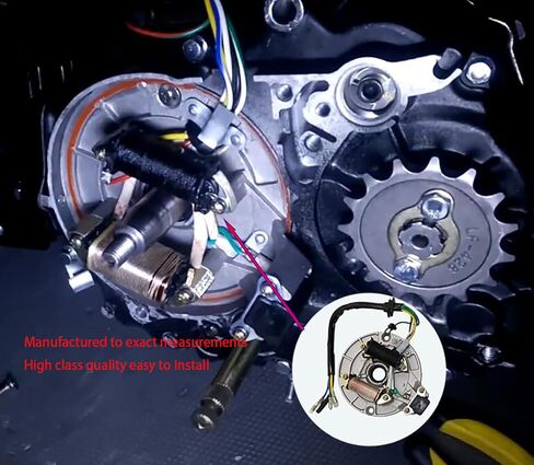 ملف إشعال الجزء الثابت من Magneto، متوافق مع 70cc 90cc 110cc 125cc Taotao Kazuma SSR Baja ATV رباعية العجلات الترابية 4 عجلات in Kuwait