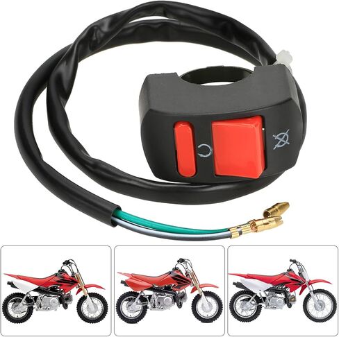 YOXUFA Mini Bike Kill Switch 7/8 On Off Dirt Bike Kill Switch for Predator 212cc 196cc 97cc Coleman CT100U CT200U BT200X Baja Warrior MB200 DB30 Motovox CRF50 XR50 TaoTao Coolster Apollo Motorcycle in Saudi Arabia
