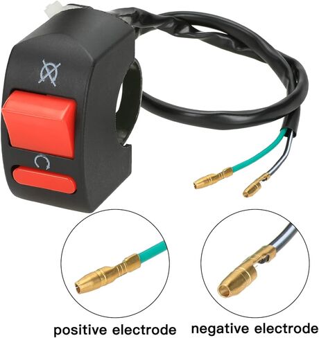 YOXUFA Mini Bike Kill Switch 7/8 On Off Dirt Bike Kill Switch for Predator 212cc 196cc 97cc Coleman CT100U CT200U BT200X Baja Warrior MB200 DB30 Motovox CRF50 XR50 TaoTao Coolster Apollo Motorcycle in Saudi Arabia